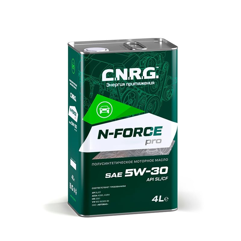 Масло моторное C.N.R.G. N-Force Pro 5W-30, 5W-40, 10W-40, 15W-40, 20W-50, SL/CF 