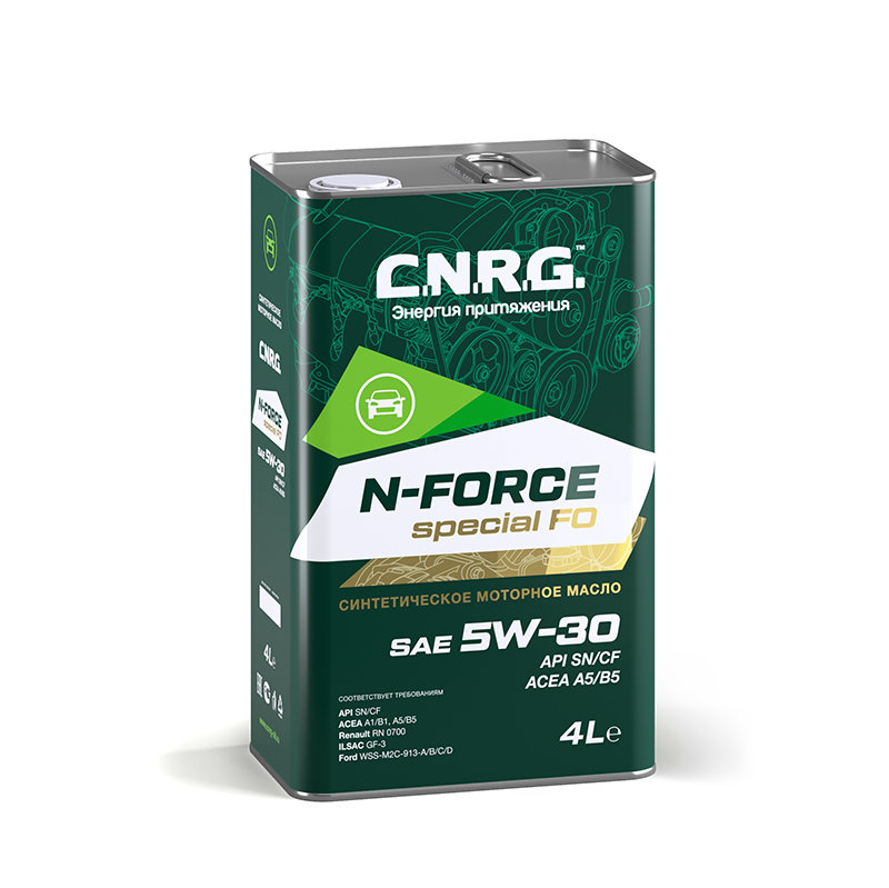  Масло моторное C.N.R.G. N-Force Special FO 5W-30 SN/CF; A5/B5 