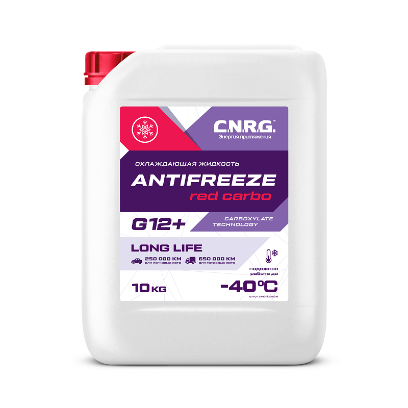 Охлаждающая жидкость C.N.R.G. Antifreeze Red Carbo G12+