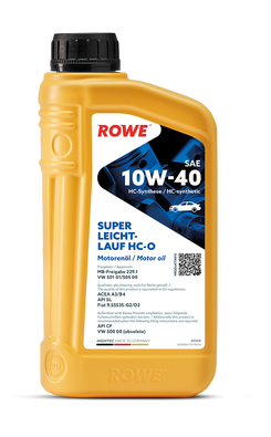 Моторное масло ROWE HIGHTEC SUPER LEICHTLAUF SAE 10W-40 HC-O