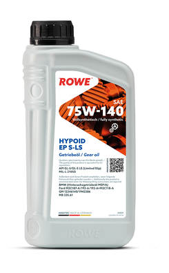 Трансмиссионное масло ROWE HIGHTEC HYPOID EP 75W-140 S-LS